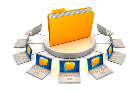 File-sharing computer network