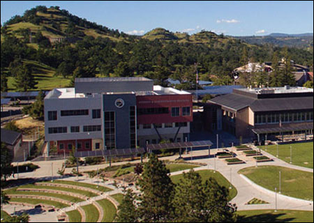 Aerial view of the Butte College campus